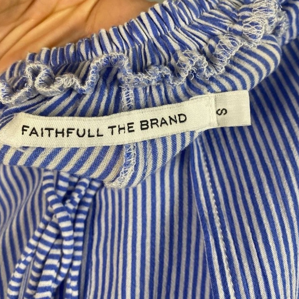 Faithfull The Brand Striped Flow Beach Montero Coverup Pants size Small - Picture 5 of 6